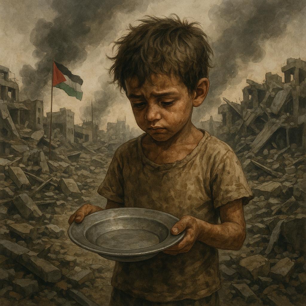 غَزَّة.. حينَ يُصبِحُ الخبزُ أمنِيَةً