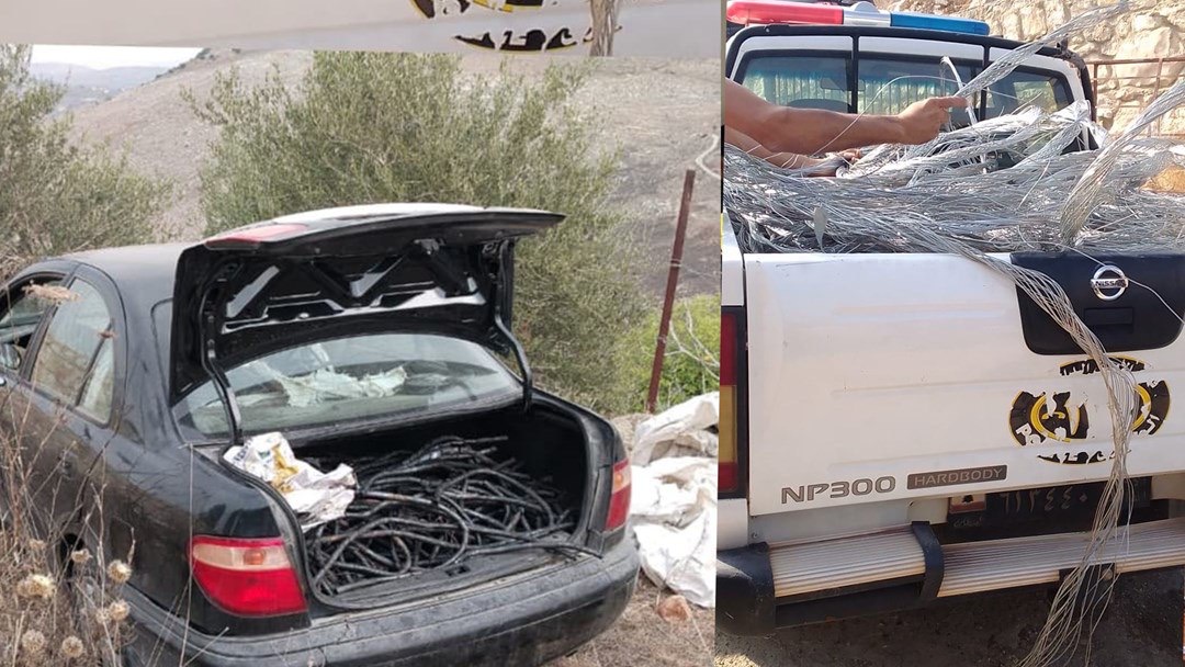 “الأمن” توقيف سارق أسلاك كهربائية