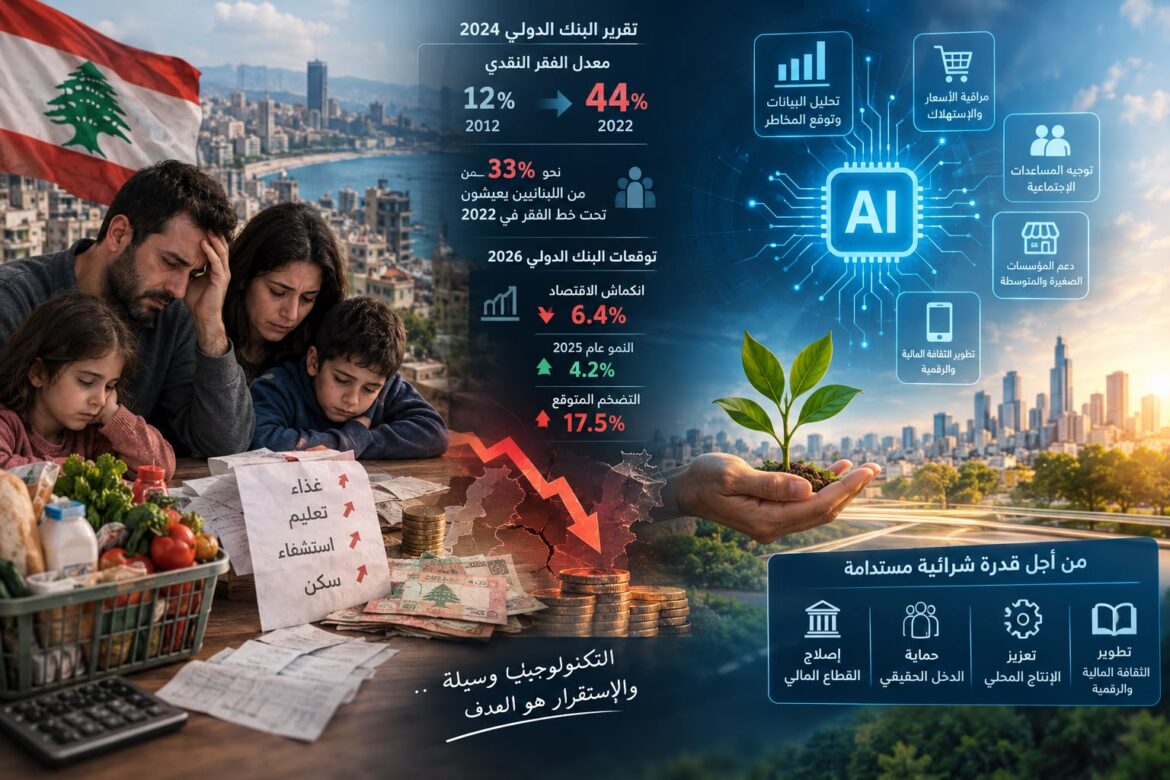القدرةُ الشّرائيّةُ فِي لُبنان: بينَ الأزماتِ الاقتصاديّةِ وآفاقِ الذكاءِ الاصطناعيّ..